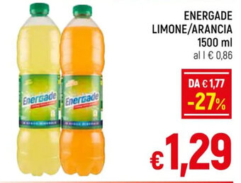 A&O ENERGADE LIMONE/ARANCIA 1500 ml offerta