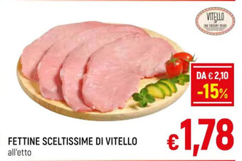 A&O FETTINE SCELTISSIME DI VITELLO offerta