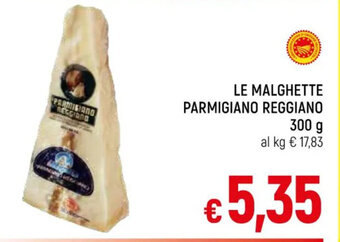 A&O LE MALGHETTE PARMIGIANO REGGIANO 300 g offerta