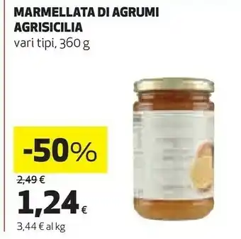 Coop Agrisicilia Marmellata Di Arance Di Sicilia 360 G(ml) offerta