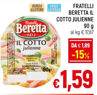 A&O FRATELLI BERETTA IL COTTO JULIENNE 90 g offerta