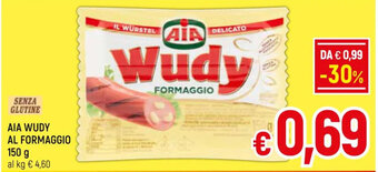 AIA WUDY AL FORMAGGIO 150 g