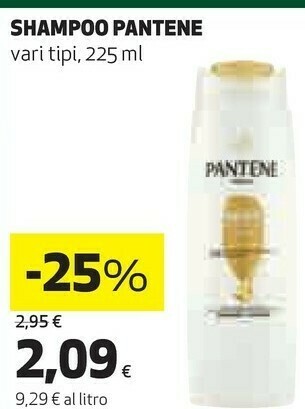 Coop Pantene Shampoo offerta