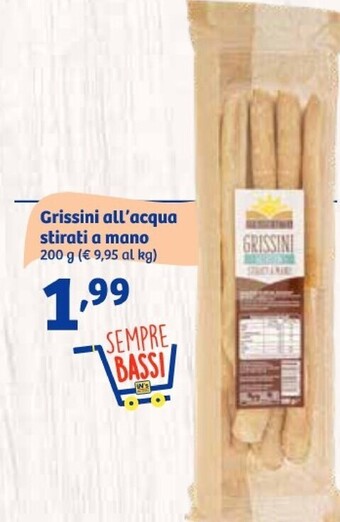 In'S Mercato Grissini all'acqua stirati a mano offerta