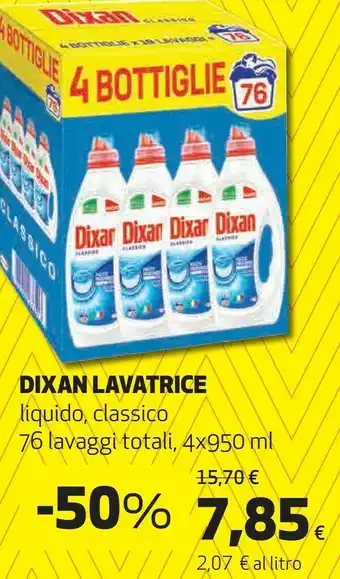 Coop Dixan Lavatrice Liquido offerta