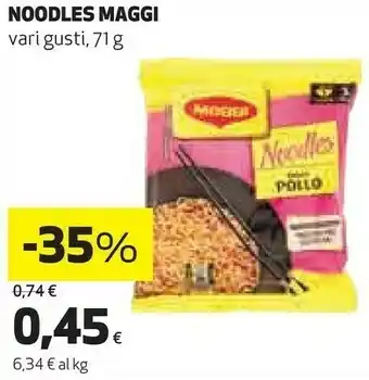 Coop Maggi 3 Minute Noodles Chicken Flavour offerta
