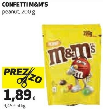 Coop M&M's - Peanut 200 G(ml) offerta