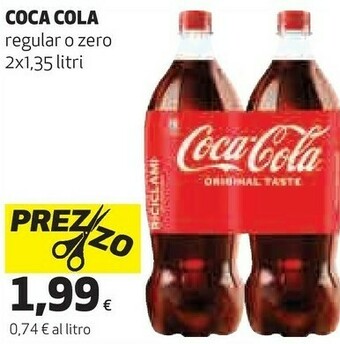 Coop Coca-Cola - Coca Cola 1350 G(ml) offerta