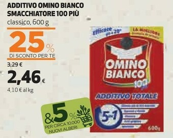 Coop Omino Bianco Additivo Smacchiatore 100 Piu offerta