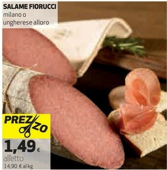 Coop Fiorucci Salame Milano offerta