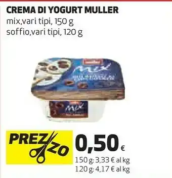 Ipercoop Muller Crema Di Yogurt offerta