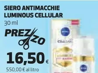 Coop Nivea 94429 Siero Per Il Corpo 30 Ml offerta