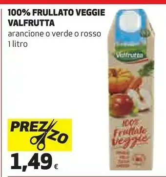 Ipercoop Valfrutta 100% Frullato Veggie Mango Mela Zucca Carota offerta