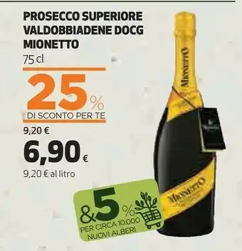 Ipercoop Mionetto Prosecco offerta