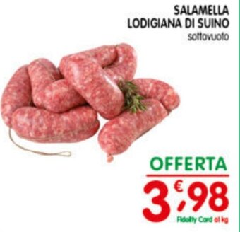 D'Ambros SALAMELLA LODIGIANA DI SUINO offerta