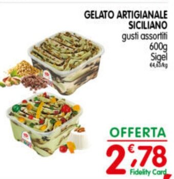 GELATO ARTIGIANALE SICILIANO 600 g Sigel
