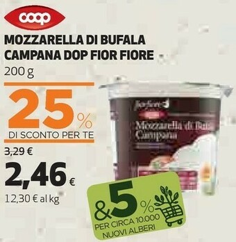 Coop Coop Mozzarella Di Bufala Campana Dop Fior Fiore offerta