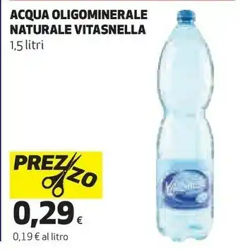 Coop Vitasnella Acqua Oligominerale Naturale offerta