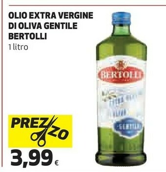 Coop Bertolli Olio Extra Vergine D'Oliva Gentile 1000 G(ml) offerta