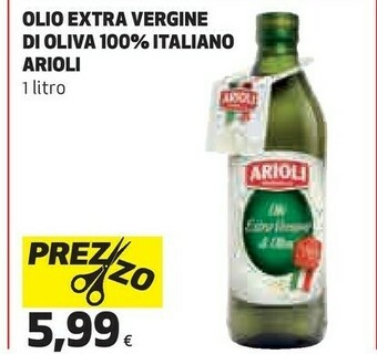 Coop Arioli Olio Extra Vergine Di Oliva 1000 G(ml) offerta