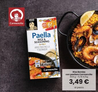 Despar Riso Bomba con paellero Carmencita 604 g offerta