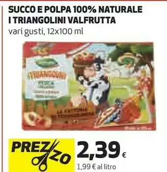 Coop Valfrutta I Triangolini Pera Succo E Polpa 1200 G(ml) offerta