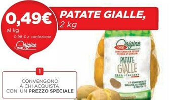 Coop Coop - Patate Gialle offerta