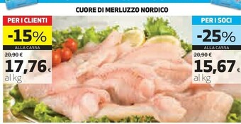 Coop Cuore Di Merluzzo Nordico offerta