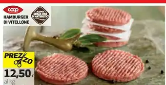 Coop Hamburger Di Vitellone offerta
