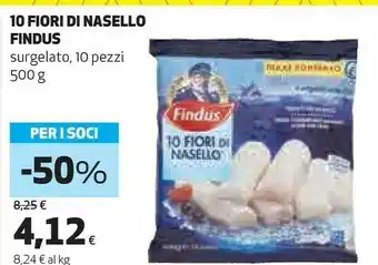 Coop Findus 10 Fiori Di Nasello Surgelato offerta