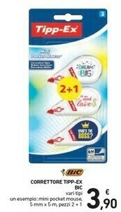 Conad Bic Correttore Tipp-ex offerta