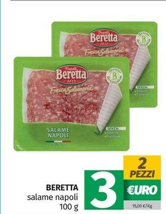 Pam Beretta Salame Napoli offerta