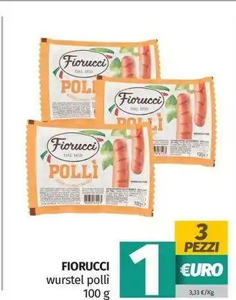 Pam Fiorucci Wurstel Polli offerta