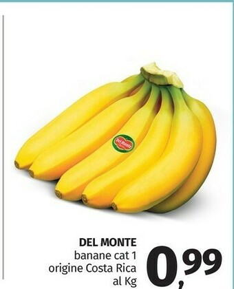 Pam Del monte Banane offerta