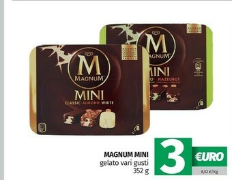 Pam Algida Magnum Mini Classic Almond White offerta