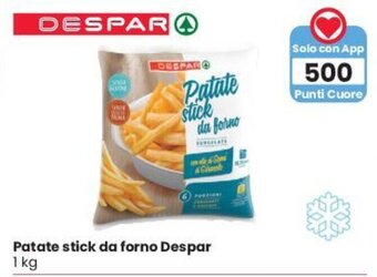 Despar Patate stick da forno Despar 1 kg offerta