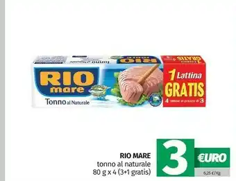 Pam Rio Mare Tonno Al Naturale 320 G(ml) offerta