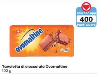 Despar Tavoletta di cioccolato Ovomaltine 100 g offerta