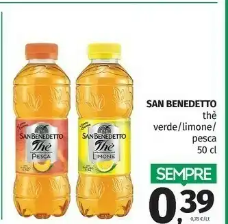 Pam San Benedetto The Verde / Limone / Pesca offerta