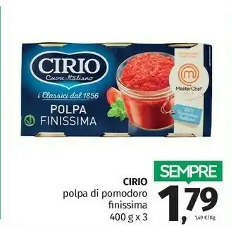 Pam Cirio Polpa Di Pomodoro Finissima offerta