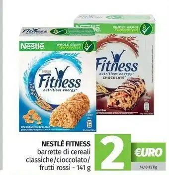 Pam Nestlè Fitness Barrette Di Cereali Classiche / Cioccolato / Frutti Rossi offerta
