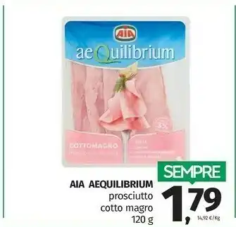 Pam Aia Aequilibrium Prosciutto Cotto Magro offerta