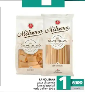 Pam La Molisana Pasta Di Semola Formati Speciali Paccheri offerta