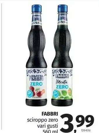 Pam Fabbri Sciroppo Di Latte Di Mandorla 560 G(ml) offerta