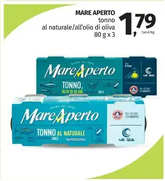 Pam Mare aperto Tonno Al Naturale offerta
