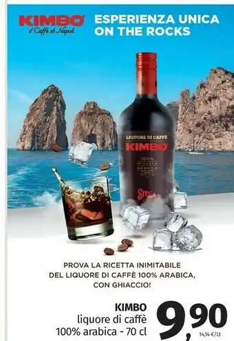 Pam Kimbo Liquore Di Caffe 100% Arabica offerta