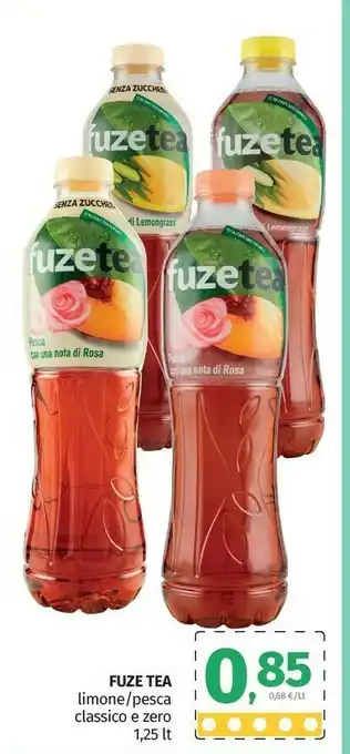 Pam Fuze tea Limone/ Pesca Classico E Zero offerta