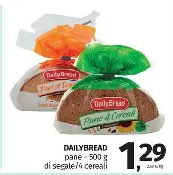 Pam Daily bread Pan Di Segale 500 G(ml) offerta