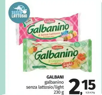 Pam Galbani No Il Senza Lattosio 230 G(ml) offerta