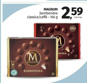 Pam Algida Magnum Bomboniera Classic 104 G(ml) offerta